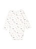 Carter's 100% Cotton White Long Sleeve Onesie 6-9 MO / 9 MO - photo 2