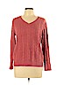 Croft & Barrow 100% Cotton Orange Pullover Sweater Size L - photo 1