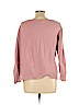 Ann Taylor LOFT Outlet 100% Cotton Pink Pullover Sweater Size L - photo 2