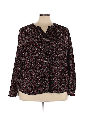 Croft & Barrow Long Sleeve Blouse (view 1)
