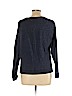 Ann Taylor LOFT Blue Sweatshirt Size L - photo 2