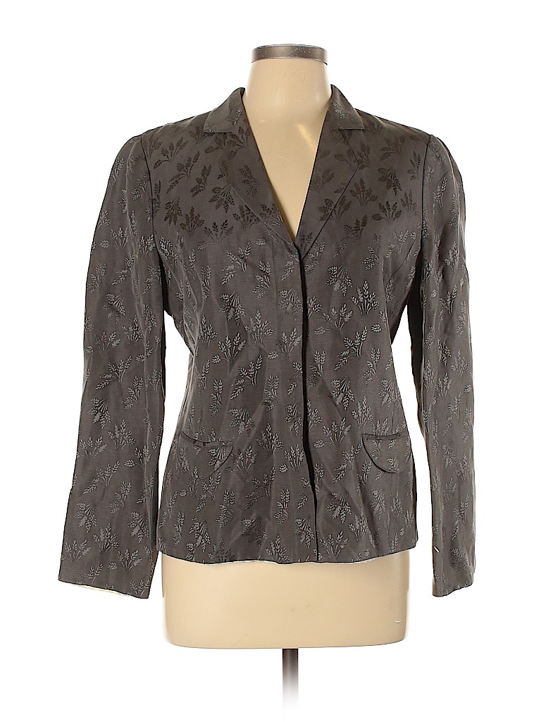 Armani Collezioni Gray Blazer Size 10 - photo 1