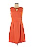 Sandra Darren Orange Casual Dress Size 6 - photo 1