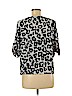 Ann Taylor LOFT 100% Polyester Black Short Sleeve Blouse Size M (petite) - photo 2