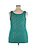 Ava & Viv Blue Sleeveless Blouse Size 2X - photo 2