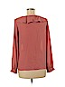 Ann Taylor LOFT Outlet 100% Polyester Orange Long Sleeve Blouse Size M (petite) - photo 2