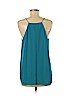 Ann Taylor LOFT 100% Polyester Blue Sleeveless Blouse Size M - photo 2