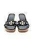 Tory Burch Black Wedges Size 8 1/2 - photo 2