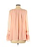 Marled by Reunited 100% Polyester Pink Long Sleeve Blouse Size M - photo 2