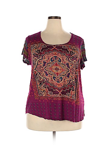 Lucky Brand Short Sleeve Blouse (view 1)