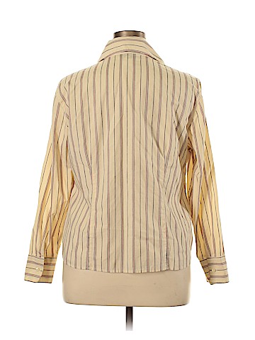 Evan Picone Long Sleeve Button-Down Shirt (view 2)