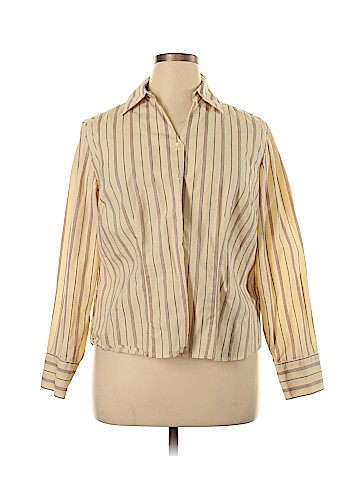 Evan Picone Long Sleeve Button-Down Shirt (view 1)