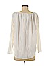 Ann Taylor LOFT 100% Cotton White Long Sleeve Top Size M - photo 2