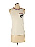Junk Food 100% Cotton Ivory Tank Top Size XS - photo 1