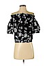 Who What Wear 100% Cotton Black Short Sleeve Blouse Size XS - photo 1
