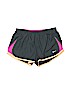 Nike 100% Polyester Gray Athletic Shorts Size M - photo 1
