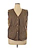 Cj Banks Tan Vest Size 1X - photo 1