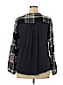 Knox Rose 100% Rayon Black Long Sleeve Blouse Size XL - photo 2
