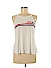 Free Kisses White Sleeveless Top Size M - photo 1
