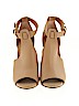 Steve Madden 100% Leather Tan Heels Size 7 - photo 2