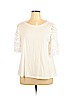 Gap 100% Cotton White Short Sleeve Top Size XL - photo 1