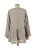 Minibee 100% Cotton Gray Long Sleeve Blouse Size M - photo 2