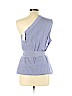 Banana Republic Factory Store 100% Cotton Blue Sleeveless Blouse Size 10 - photo 2