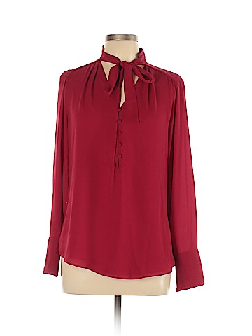 White House Black Market Long Sleeve Blouse (view 1)