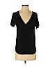 Banana Republic 100% Viscose Black Short Sleeve Top Size S - photo 1