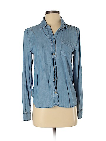 American Eagle Outfitters Long Sleeve Button-Down Shirt (view 1)