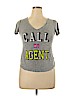 Juicy Couture 100% Rayon Gray Short Sleeve T-Shirt Size L - photo 1