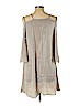 Auditions 100% Polyester Gray Casual Dress Size L - photo 2