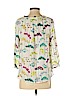 Talbots 100% Rayon Ivory 3/4 Sleeve Blouse Size S (petite) - photo 2