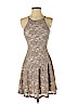 Honey and Rosie Tan Cocktail Dress Size S - photo 1
