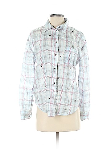 Elizabeth and James Long Sleeve Button-Down Shirt (view 1)