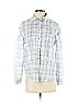 Elizabeth and James Blue Long Sleeve Button-Down Shirt Size S - photo 1