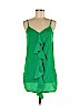 Zara 100% Polyester Green Casual Dress Size M - photo 1