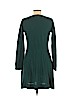 Mak 100% Acrylic Teal Casual Dress Size L - photo 2