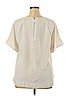 Banana Republic 100% Polyester White Short Sleeve Blouse Size L - photo 2