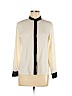 Vince Camuto 100% Polyester Ivory Long Sleeve Blouse Size 8 (petite) - photo 1