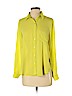 Forever 21 100% Polyester Yellow Long Sleeve Blouse Size S - photo 1