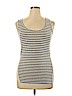 Paper Tee Gray Sleeveless Top Size L - photo 1