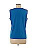 Black Label by Evan Picone Blue Sleeveless Top Size M - photo 2
