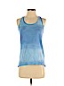 Nike 100% Polyester Blue Active Tank Size S - photo 1