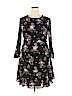 Ann Taylor LOFT 100% Polyester Black Casual Dress Size 14 - photo 1