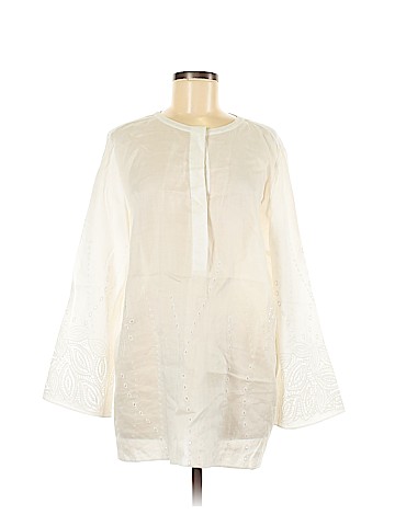 Lafayette 148 New York Long Sleeve Blouse (view 1)