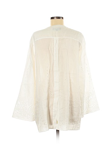 Lafayette 148 New York Long Sleeve Blouse (view 2)