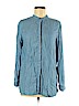 Levi's 100% Lyocell Blue Long Sleeve Button-Down Shirt Size M - photo 1