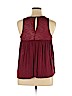 American Eagle Outfitters 100% Polyester Burgundy Sleeveless Blouse Size XL - photo 2