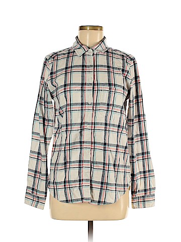 American Eagle Outfitters Long Sleeve Button-Down Shirt (view 1)